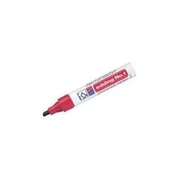 EDDING No.1 - rood - beitelsnijpunt - aluminium - multi - 1 mm - 5 mm