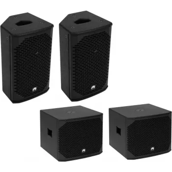 PA-luidsprekerset Omnitronic AZX passief S 200W 8 Ohm passieve luidspreker
