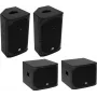 PA-luidsprekerset Omnitronic AZX passief S 200W 8 Ohm passieve luidspreker