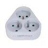 Esperanza ELK303W stekkerdoos, 3 stopcontacten, wit