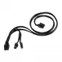 Stroomkabeladapter Triton SST-PP13 — 8-pin EPS naar 8-pin EPS & 4+4-pin