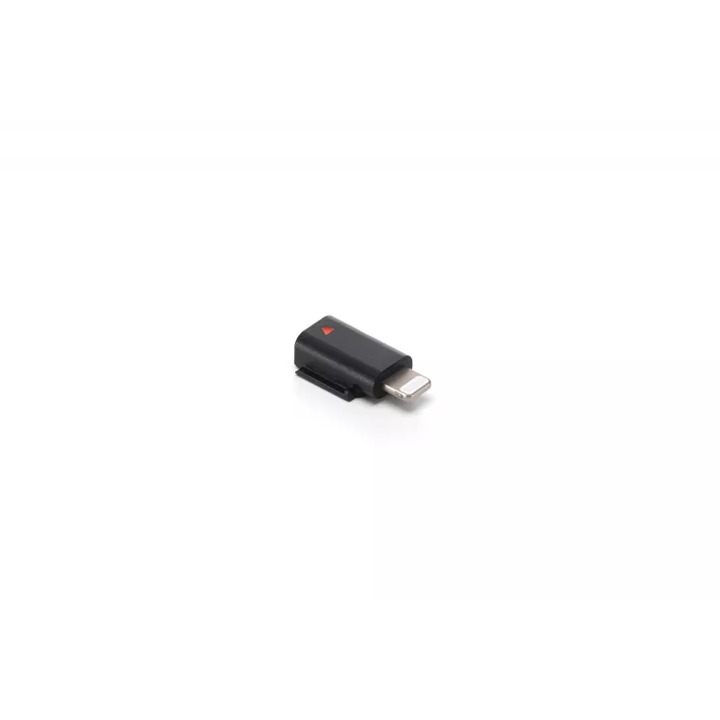 Audio-adapter DJI Mic 3 mobiele telefoonadapter (Lightning) — Lightning-aansluiting, zwart, voor Apple mobiele apparaten