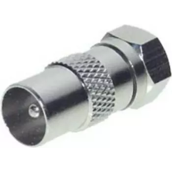 Adapter ShiverPeaks 85323 IEC-stekker naar F-bus voor tv-/coaxiale verbindingen
