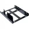 Montageframe ultron intern 2x2.5 SSD/HDD metaal zwart (377215)