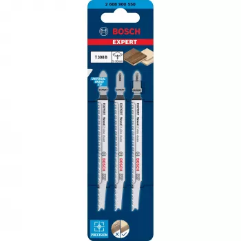 Bosch 2 608 900 550 decoupeerzaag-/figuurzaag-/reciprozaagblad decoupeerzaagblad hoogkoolstofstaal (HCS) 3 stuks