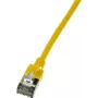 LogiLink slanke U/FTP netwerkkabel 3 m Cat6a U/FTP (STP) geel (CQ9067S)