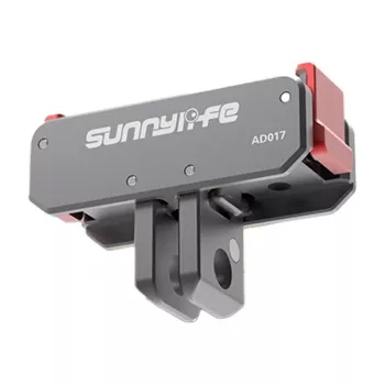 Magnetische 180°-zwenkadapter Sunnylife AD017 voor action-sportcamera's, 180°-draaiing