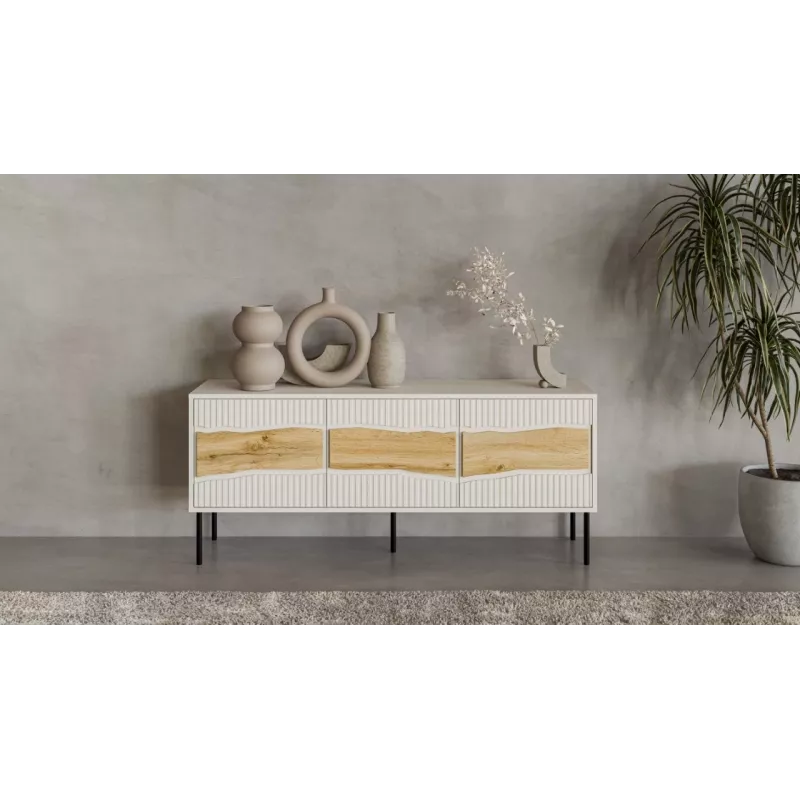 Cama INSERTO 3D TV-kast 143.5x40x61.5 cashmere + LED