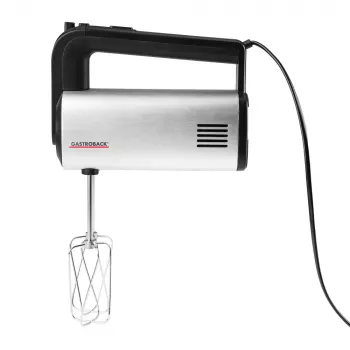 Gastroback 40983 Design Handmixer Pro handmixer, zwart/zilver