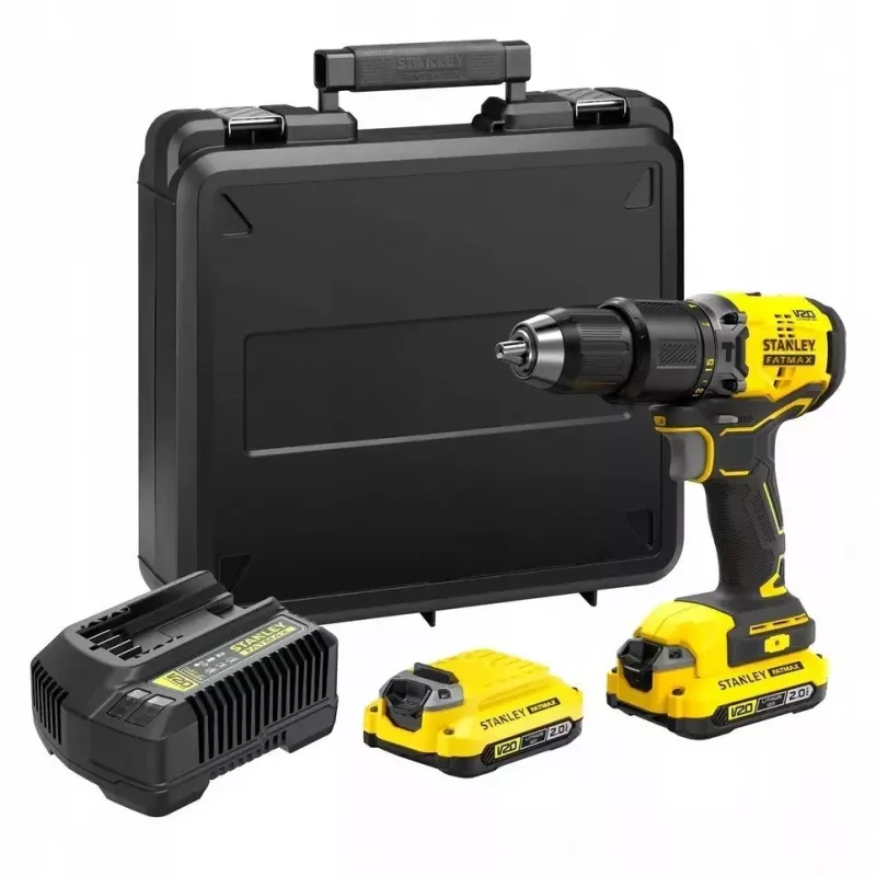Brushless boor-/schroefmachine 18V FATMAX V20 2x2.0Ah koffer