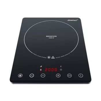 Inductiekookplaat Steba IK 65 slank zwart, 1 zone, touchbediening