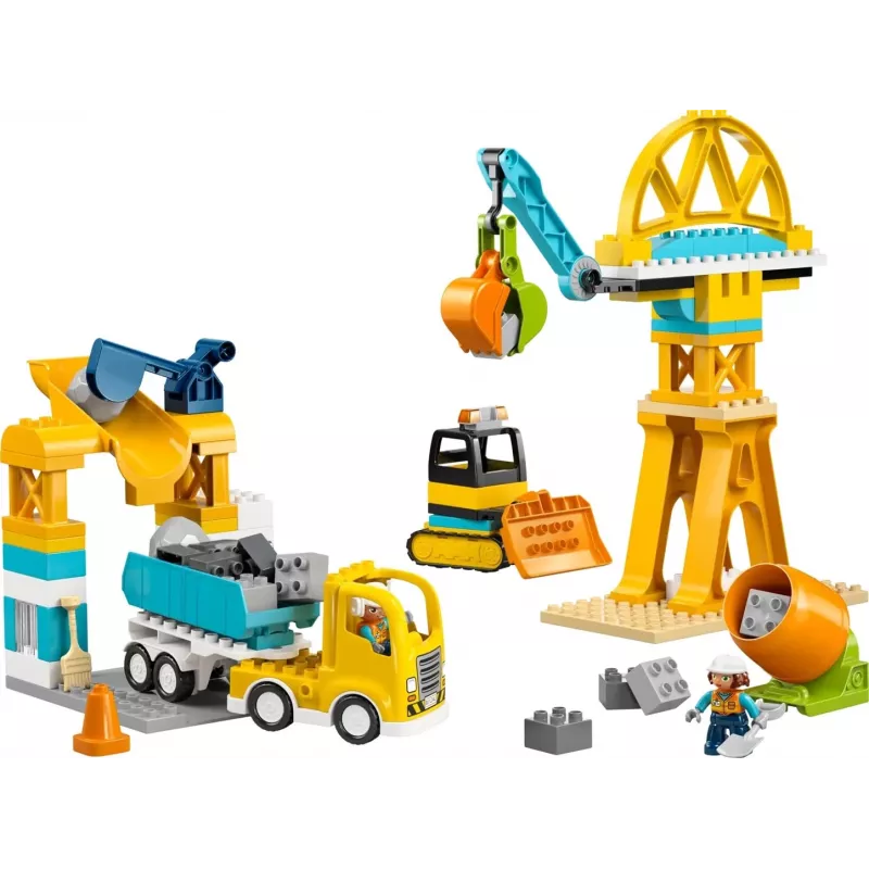 LEGO DUPLO 10476 3-in-1 Bouwplaats en voertuigen