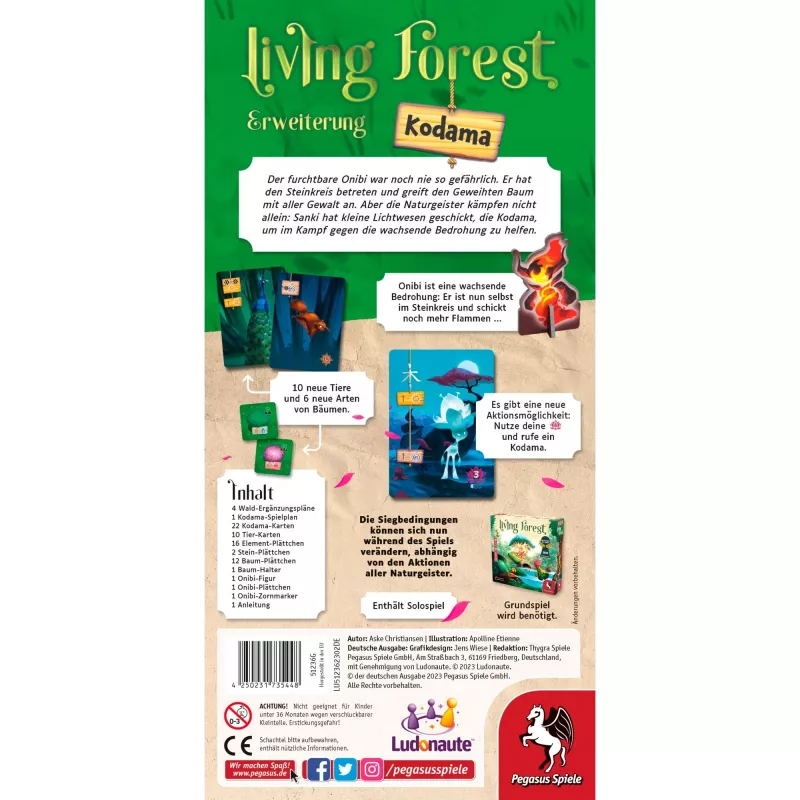 Living Forest: Kodama, bordspel-uitbreiding