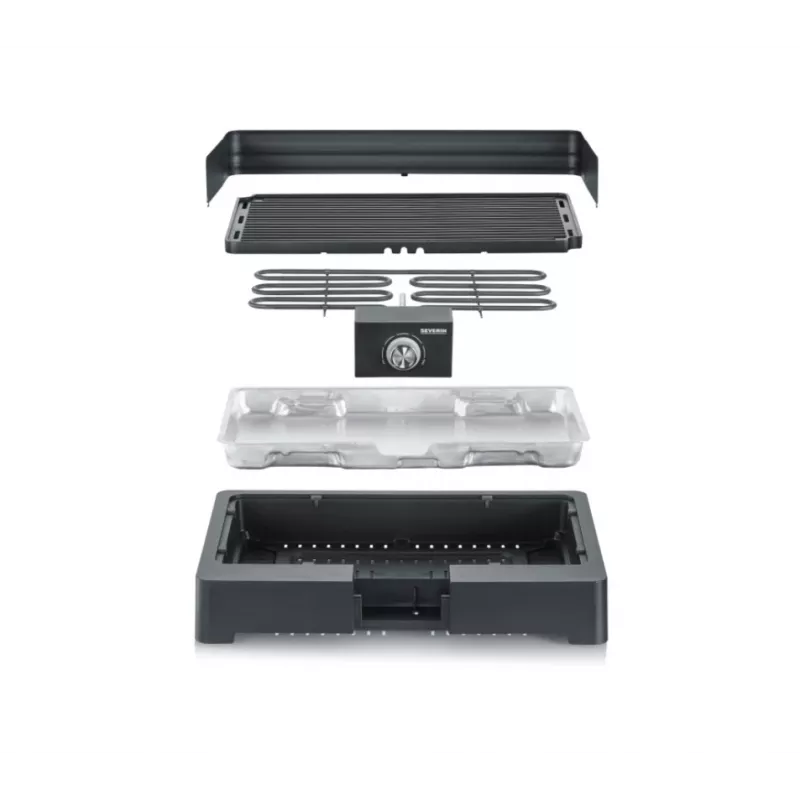 Severin PG8567 barbecue & grill tafel elektrisch zwart 2200 W (PG8567)