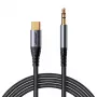 Audiokabel Joyroom SY-A07 3,5 mm naar USB-C, 1,2 m, zwart
