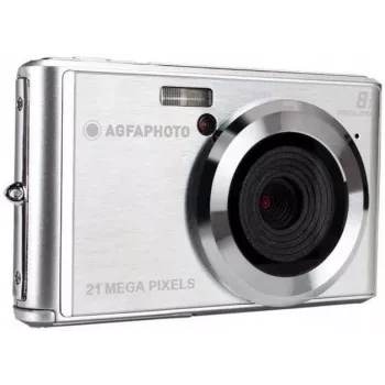 AgfaPhoto DC5200 - digitale camera - compactcamera - 21,0 MPix - 720p - zilver (DC5200-SIL)
