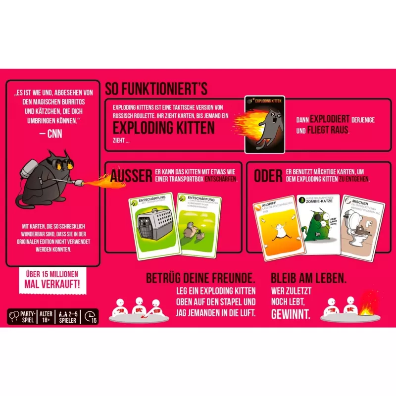 Exploding Kittens - NSFW-editie, kaartspel