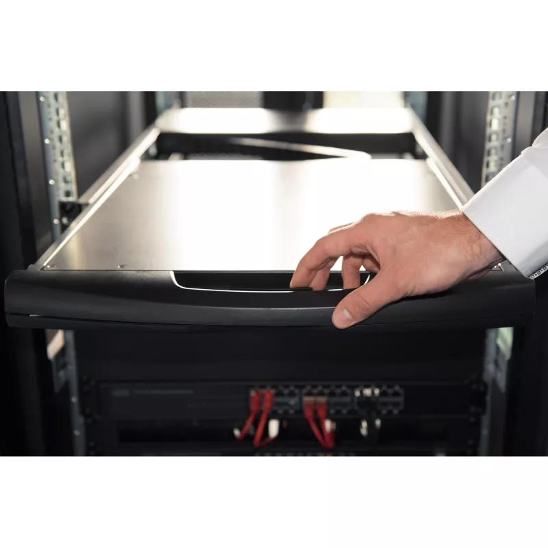 Digitus 19 inch HD LCD KVM-console 16-poorts HDMI Zwitsers toetsenbord