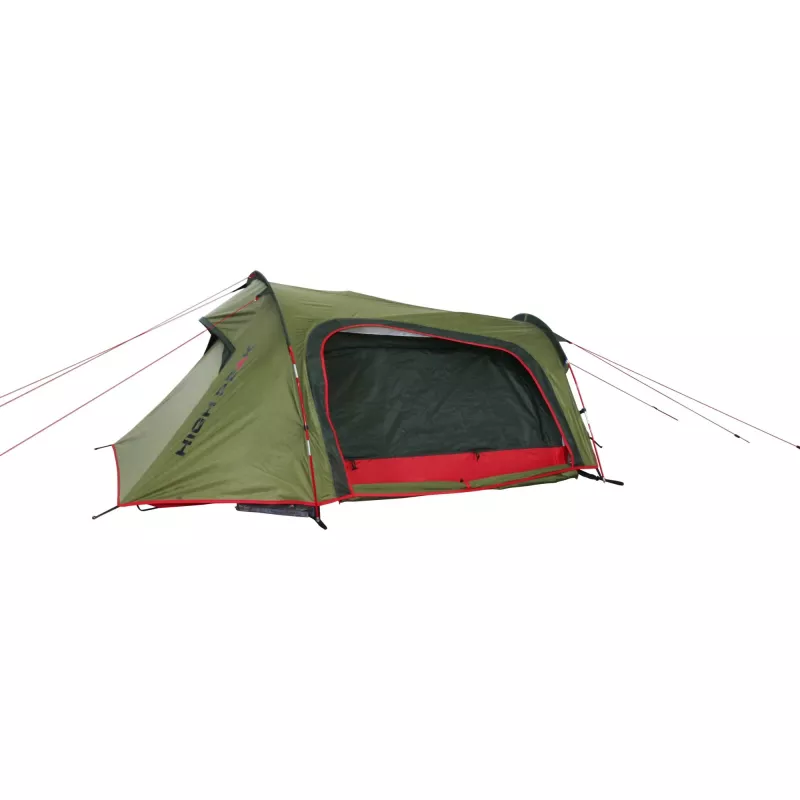 High Peak Sparrow LW koepeltent 2 personen groen, rood