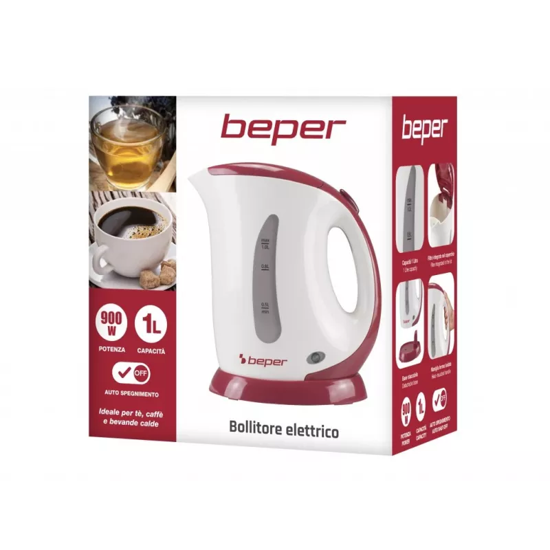 Elektrische waterkoker Beper BB.050 1L 2200W wit