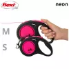 Flexi New Neon S 5 m honden-automatische riem