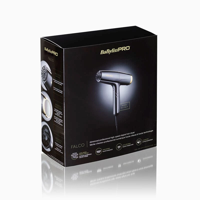 BaByliss Falco BAB8550E professionele haardroger 2000 W zwart