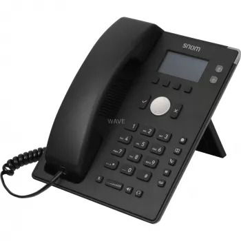 snom D120 - VoIP-telefoon - driewegconferentie - SIP - 2 kabels - zwart (4361)