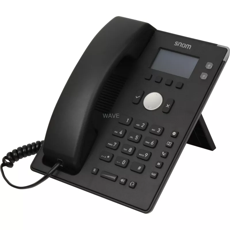snom D120 - VoIP-telefoon - driewegconferentie - SIP - 2 kabels - zwart (4361)