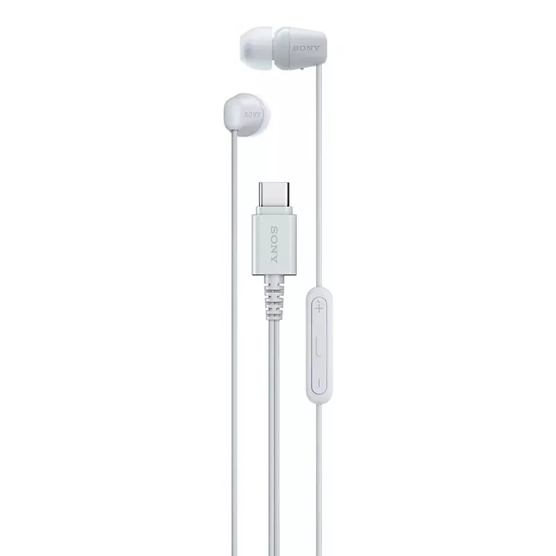 Sony IER-EX15C Headset Bedraad In-ear Gesprekken/Muziek USB Type-C Wit
