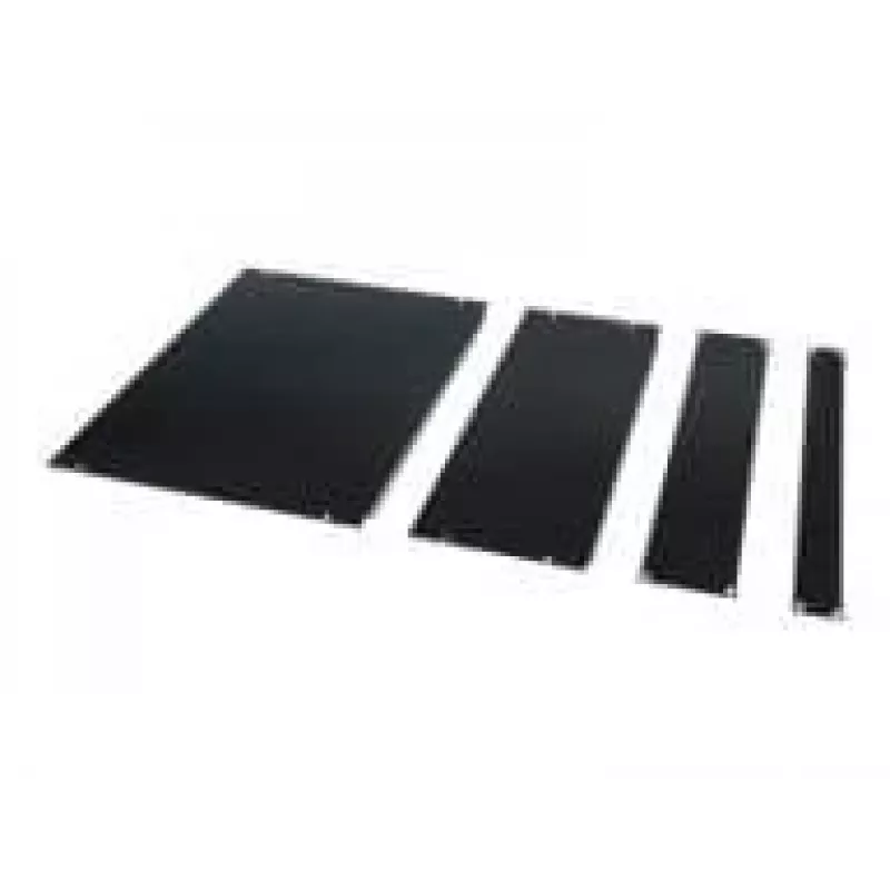 APC AR8101BLK rack-blindplatenset, 15U, zwart