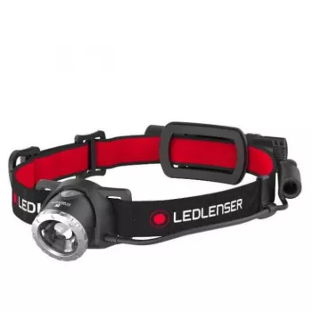 Ledlenser H8R zwart, rood hoofdlamp LED