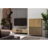 KAMARO 4DK smalle/GŁ eiken ARTISAN DISPLAY CABINET