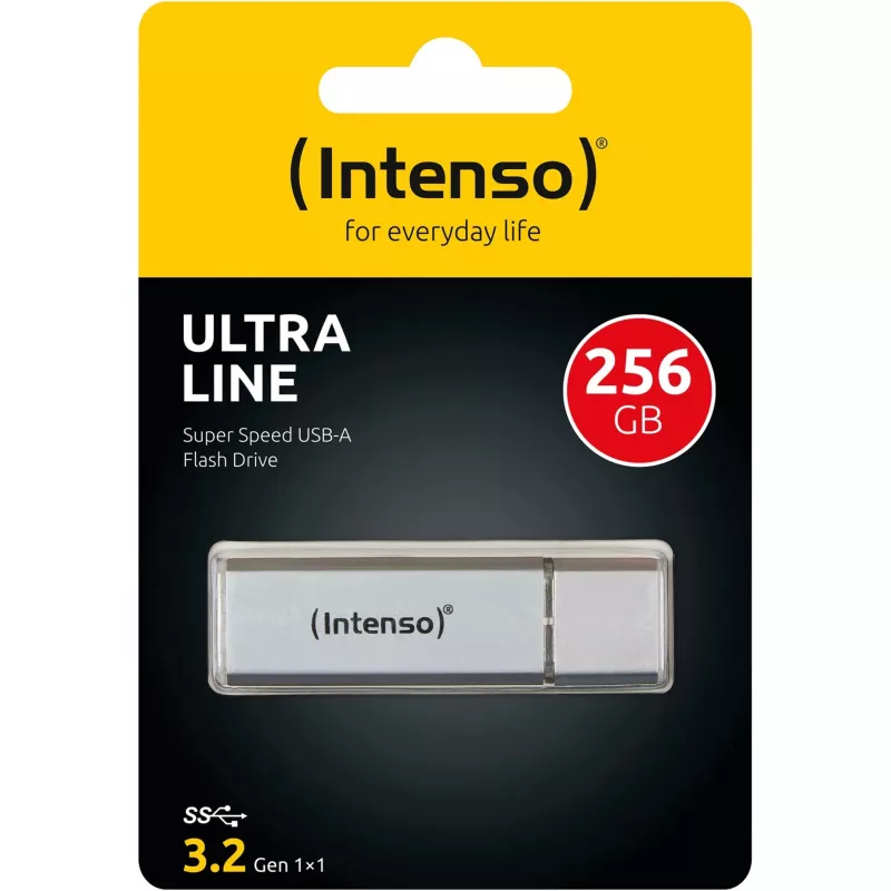 USB-flashdrive Intenso 256 GB USB Type-A 3.2 Gen 1 zilver