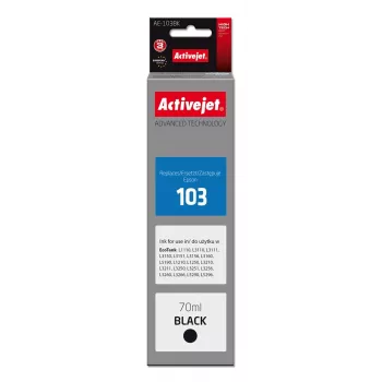 Activejet AE-103Bk inkt (vervanger voor Epson 103 C13T00S14A; Supreme; 70 ml; 4500, zwart)
