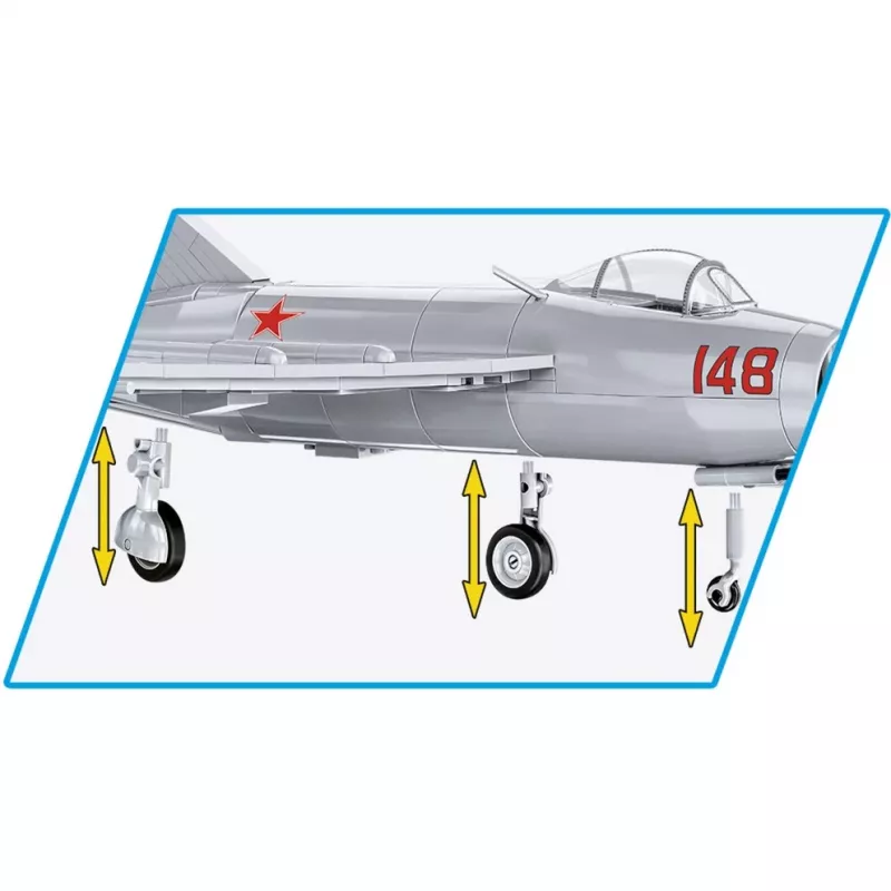 COBI Historical Collection Koreaanse Oorlog MIG-15 NAVO-code Fagot Sovjet-straaljager
