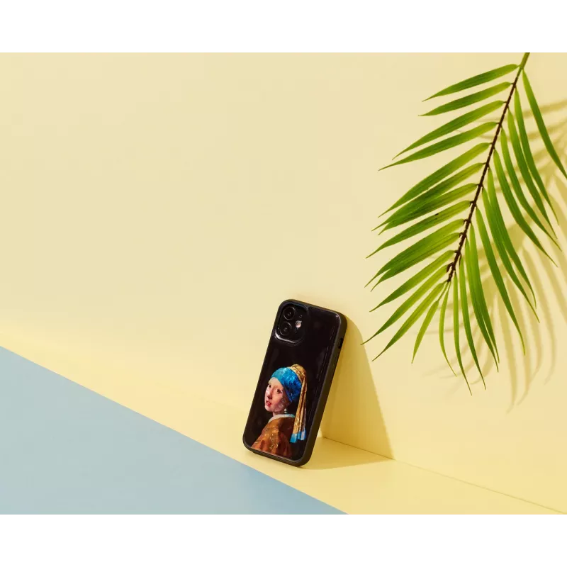 iKins hoesje voor Apple iPhone 12 mini – design: Het meisje met de parel
