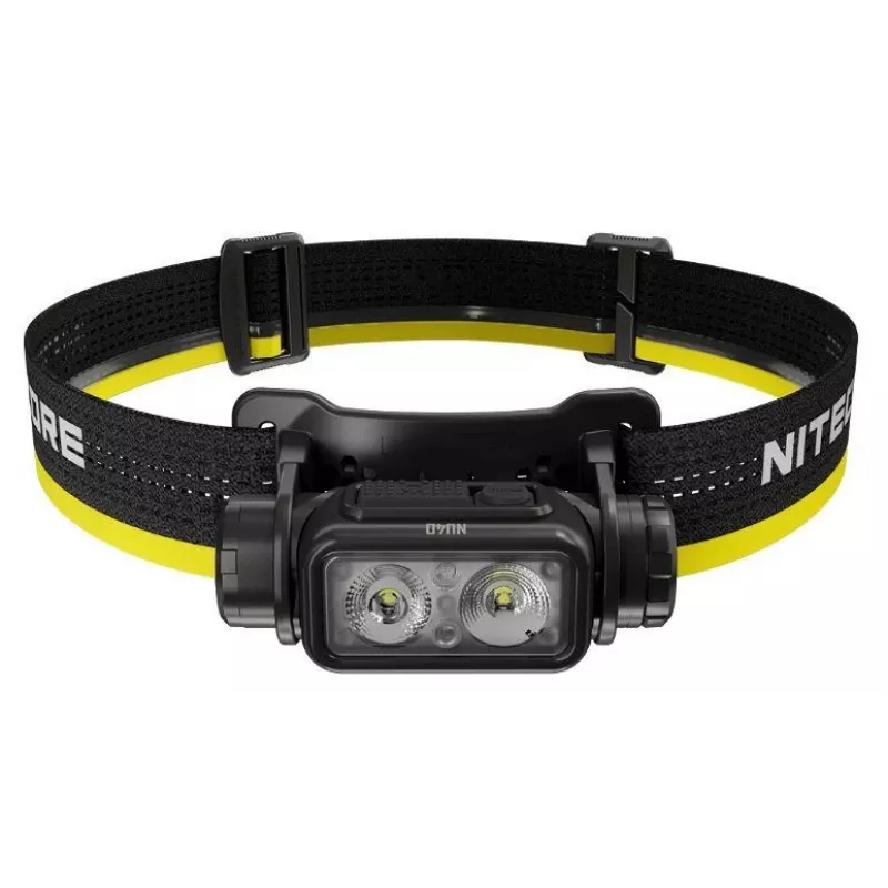 Hoofdlamp Nitecore NU40 zwart LED 2 lampen IP68