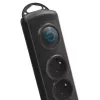 Overspanningsbeveiliging Qoltec 8 stopcontacten 3,0 m 50114