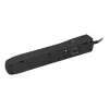 Overspanningsbeveiliging NATEC NSP-1713 zwart 5 AC-stopcontacten 1,5 m