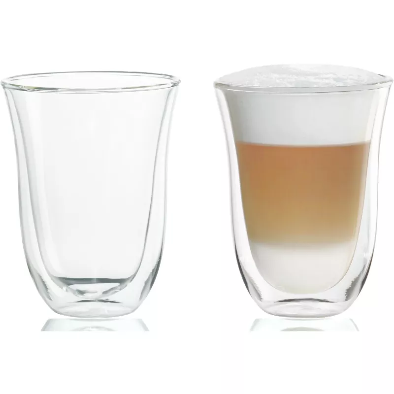 Koffieglas DeLonghi De’Longhi 5513214611 transparant glas 2 st. 220 ml 117 mm