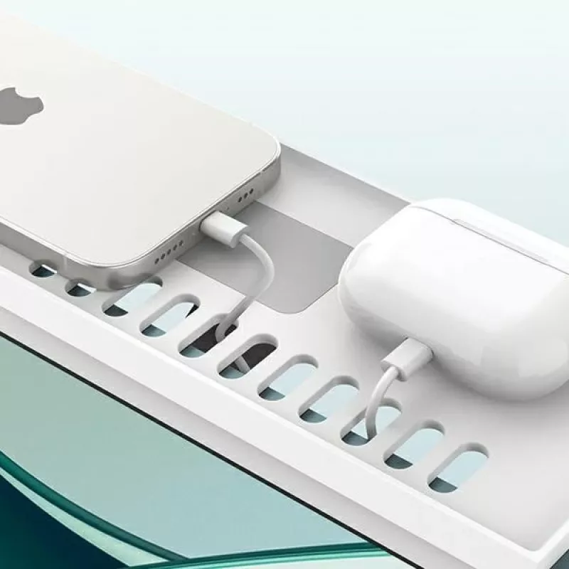 Opberghouder voor iMac 312 wit