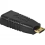 Wentronic Goobay HDMI™-adapter, HDMI standaard bus (type A), zwart - HDMI™ A-bus>HDMI™ C (Mini)-stekker (68841)