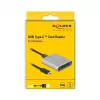 Kaartlezer DeLOCK 91751 USB 3.2 Gen 1 Type-C zilver