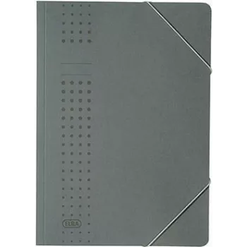 ELBA chic-elastiekmapper van karton, A4, antraciet (33470 AZ) (33470 AZ)