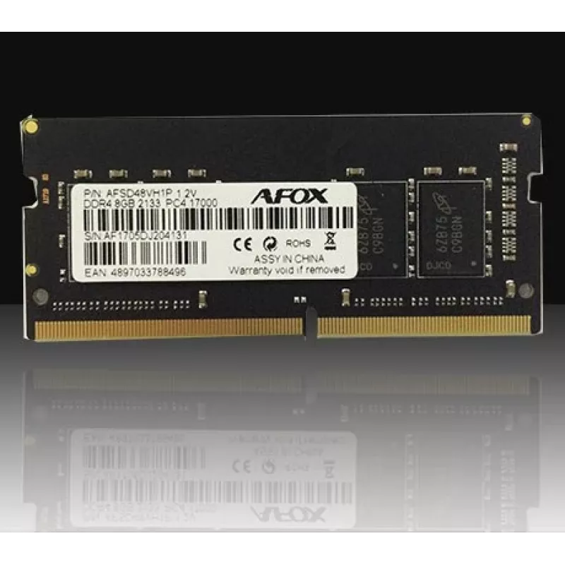 Laptop SODIMM DDR4 8 GB 2400 MHz AFOX AFSD48EK1P 260-pins SO-DIMM 1,2 V