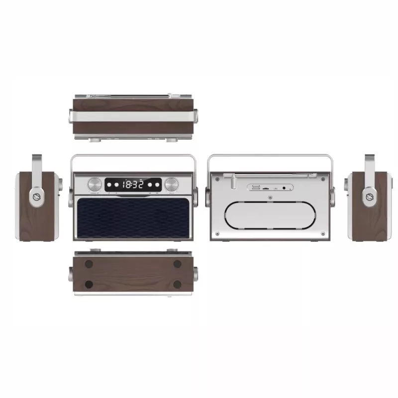 Draagbare radio MANTA RDI917PRO met bluetooth en USB-weergave