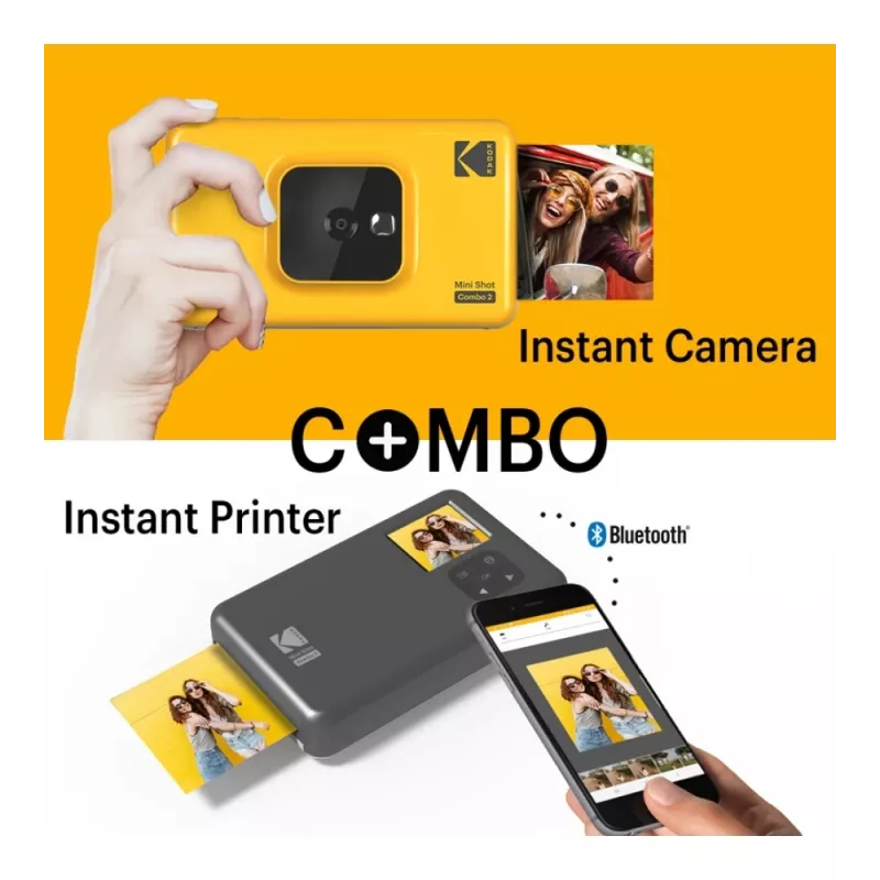 Kodak Mini Shot Combo 2 geel 53,4 x 86,5 mm CMOS