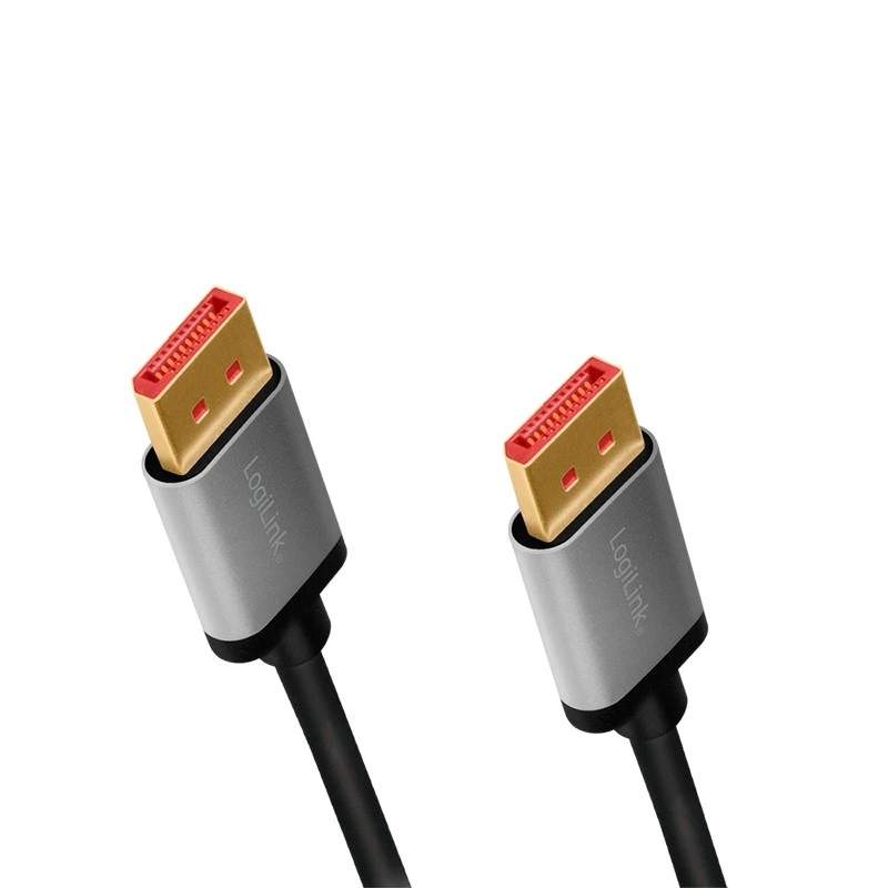 LogiLink CDA0106 DisplayPort-kabel zwart grijs 3 M