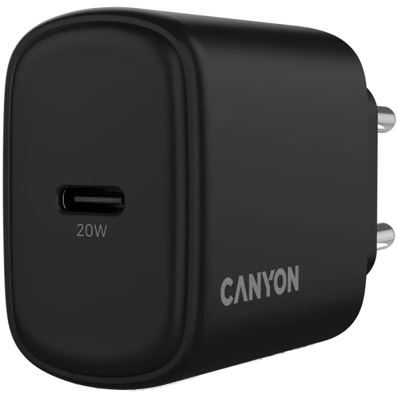 CANYON oplader OnCharge 200 20W 1xPD EU zwart
