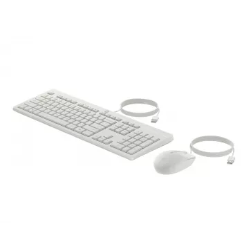 HP 225 G2 USB bekabelde muis-toetsenbordcombo, Copilot-toets – cashmere white – ESTS